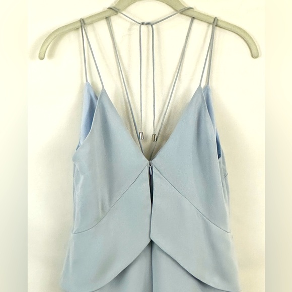 C/MEO Collective Halter Tie Lose Control Midi Dress Frill Detail Glaci… - Picture 9 of 11